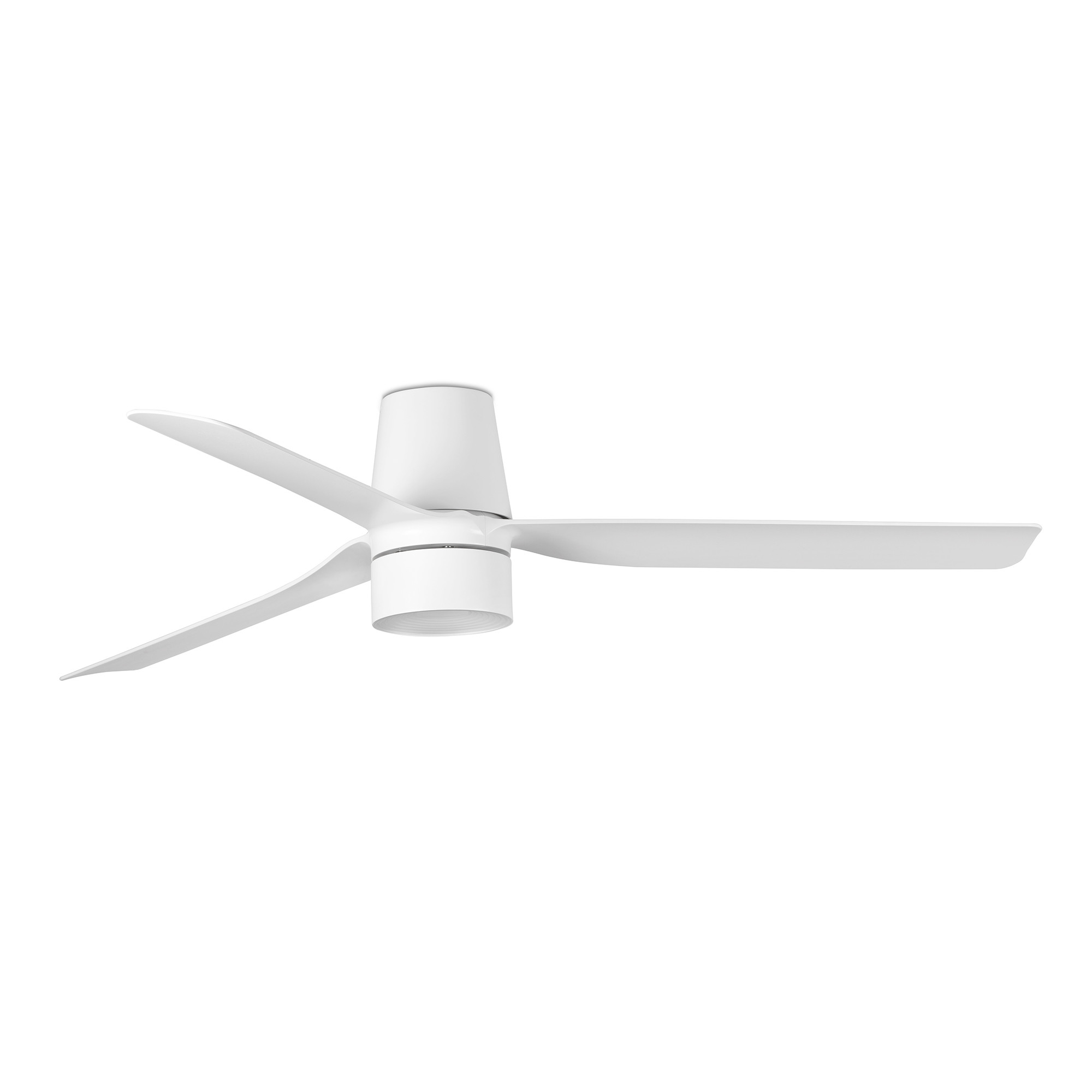 Punt Tub 132cm Smart TEK LED Ceiling Fan Matt White 2700K