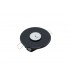 Round Recessed 4 Channel 6000W (4x1500W) Infrared Receiver Black - 1