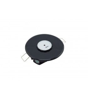 Round Recessed 4 Channel 6000W (4x1500W) Infrared Receiver Black - 1