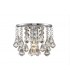 Wall Lamp 1 Light E14 Switched Polished Chrome, Prism Crystal - 1