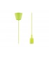 1.5m Suspension Kit 1 Light Green,90mm Plastic Base and Silicon Lampholder Cover, E27 Max 60W, c, w Ceiling Bracket - 1