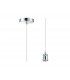 1.5m Suspension Kit 1 Light Polished Chrome, Clear Twisted Cable, E27 Max 60W, c, w Ceiling Bracket - 1
