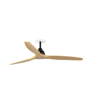 Alo Recessed 152cm Ceiling Fan Matt Black, Pine Blades