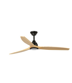 Alo 152cm Ceiling Fan Matt Black, Pine Blades CCT