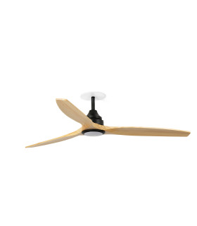 Alo Recessed 152cm Ceiling Fan Matt Black, Pine Blades CCT