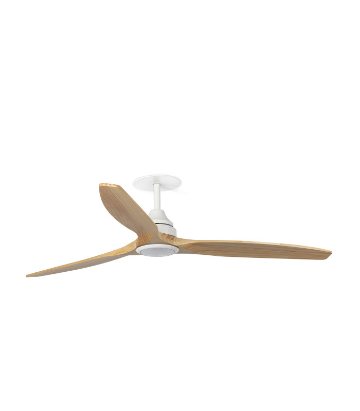 Alo Recessed 152cm Ceiling Fan Matt White, Pine Blades CCT