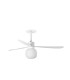 Amelia Recessed 132cm Ceiling Fan Matt White 2700K