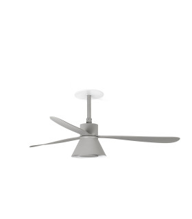 Amelia Recessed 132cm Ceiling Fan Matt Grey CCT
