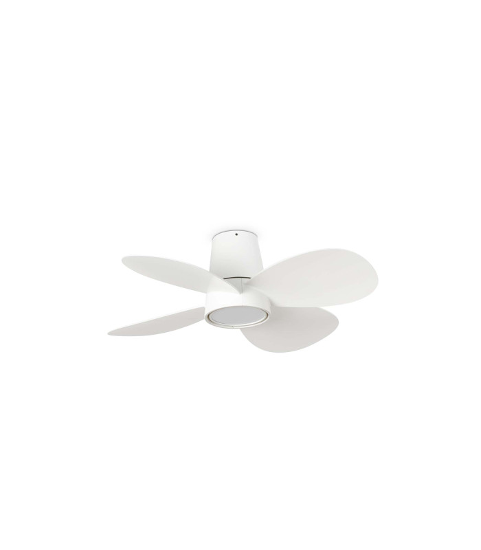 Klover 80cm Ceiling Fan Matt White CCT