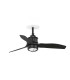 Just Recessed 81cm Ceiling Fan Matt Black 3000K
