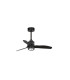 Just 81cm Smart Ceiling Fan Matt Black 3000K