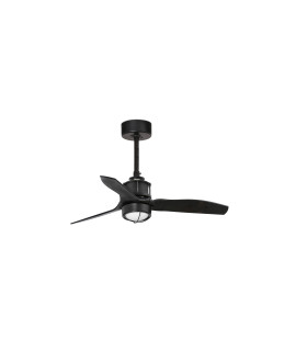 Just 81cm Smart Ceiling Fan Matt Black 3000K
