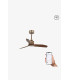 Just 81cm Smart Ceiling Fan Old Gold, Walnut Blades