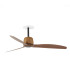 Weaver Recessed 128cm Ceiling Fan Matt Black, Walnut Blades