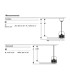 Weaver 128cm Smart Ceiling Fan Matt Black, Walnut Blades 3000K