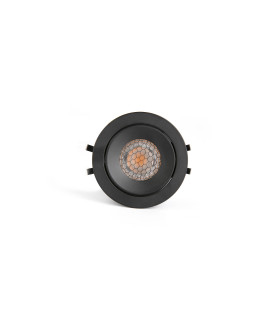 Kivi Black Orientable Recessed 7W 3000K 36° Ip44