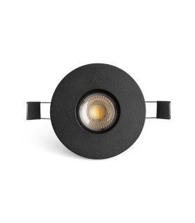 Niva Pinhole Recessed Downlight Black GU10