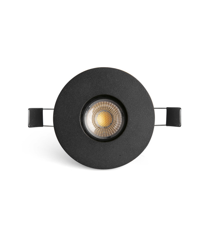Niva Pinhole Recessed Downlight Black GU10