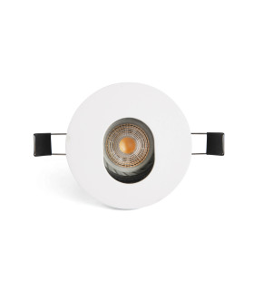Niva Orientable Pinhole Recessed Downlight White GU10