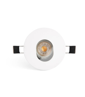 Niva Orientable Pinhole Outdoor Recessed Downlight White GU10 IP65