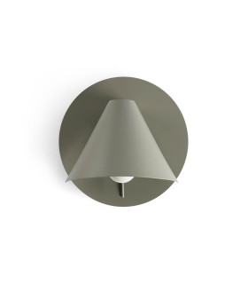Noon Reading Wall Light Moss grey, Moss grey Shade E27