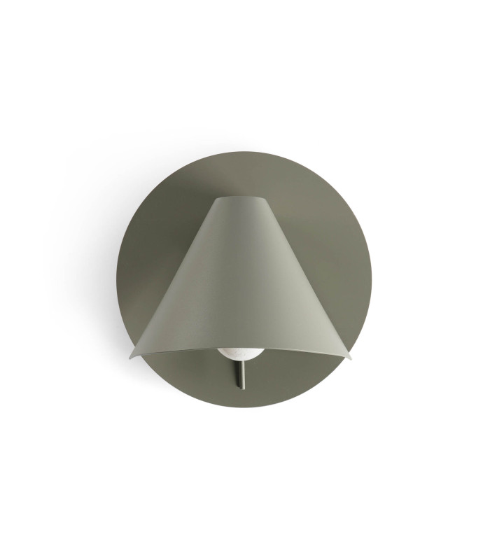Noon Reading Wall Light Moss grey, Moss grey Shade E27