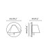Noon Reading Wall Light Moss grey, Moss grey Shade E27