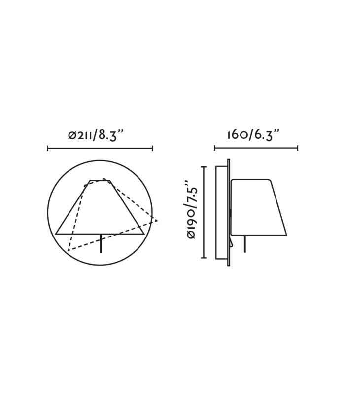 Noon Reading Wall Light Moss grey, Moss grey Shade E27