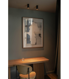Stan Slim Recessed Downlight Black GU10