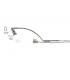 Over Cabinet 1 Light GU10 with Adjustable Head And 2m Cable c, w BS Plug Polished Chrome - 1