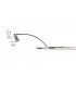 Over Cabinet 1 Light GU10 with Adjustable Head And 1m Cable Polished Chrome - 1
