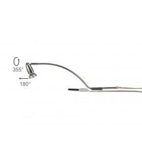 Over Cabinet 1 Light GU10 with Adjustable Head And 1m Cable Polished Chrome - 1