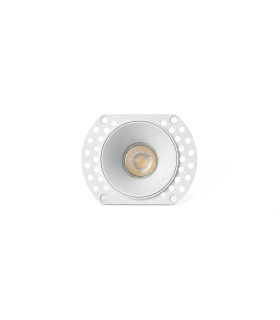 Flac Trimless Recessed Downlight White MR11 GU10