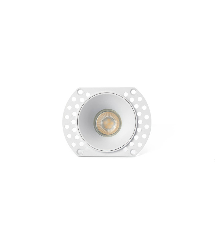 Flac Trimless Recessed Downlight White MR11 GU10