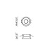 Flac Outdoor Recessed Downlight White MR11 GU10 IP65