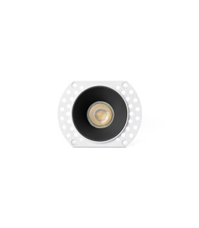 Flac Trimless Recessed Downlight Black MR11 GU10