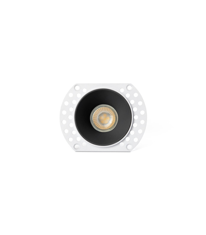 Flac Trimless Recessed Downlight Black MR11 GU10