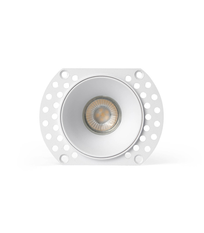 Flac Trimless Recessed Downlight White MR11 GU10 IP44