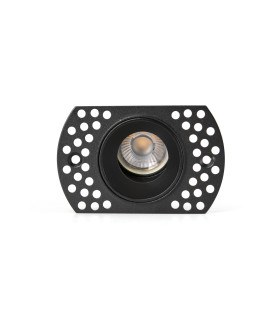 Flic Trimless Adjustable Recessed Downlight Black MR11 GU10
