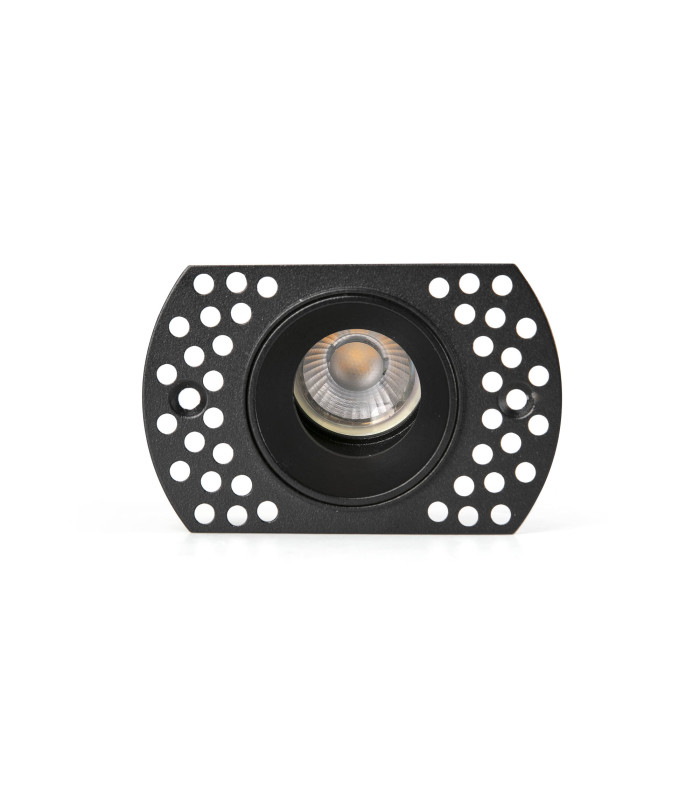 Flic Trimless Adjustable Recessed Downlight Black MR11 GU10