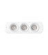 Flic Trimless Adjustable Triple Recessed Downlight White MR11 GU10
