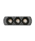 Flic Trimless Adjustable Triple Recessed Downlight Black MR11 GU10