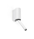 Dante LED Reading Wall Light Matt White 3W 2700K