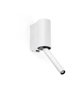 Dante LED Reading Wall Light Matt White 3W 2700K