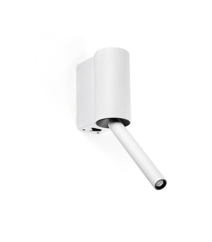 Dante LED Reading Wall Light Matt White 3W 2700K