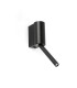 Dante LED Reading Wall Light Matt Black 3W 2700K