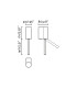 Dante LED Reading Wall Light Matt Black 3W 2700K