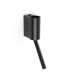 Dante LED Reading Wall Light Matt Black 5W/3W 2700K