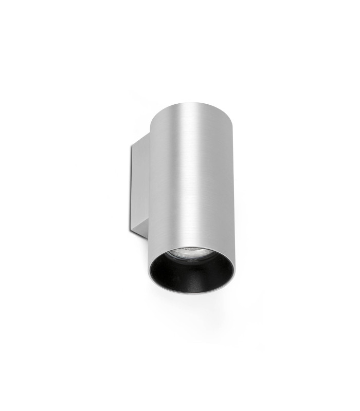 Stan Flush Wall Lamp Brushed Aluminium GU10