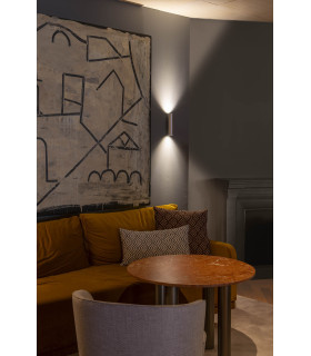 Stan Up & Down Wall Lamp Brushed Aluminium GU10